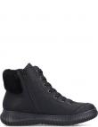 RIEKER zābaki sievietēm, Melna, Ladies mid height boots
