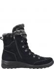 RIEKER garie zābaki sievietēm, Melna, Ladies mid height boots