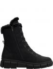 RIEKER zābaki sievietēm, Melna, Ladies mid height boots