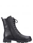 RIEKER zābaki sievietēm, Melna, Ladies mid height boots