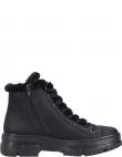 RIEKER zābaki sievietēm, Melna, Ladies mid height boots