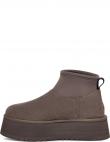 UGG apsildāmi zābaki sievietēm, Pelēka, Classic mini dipper warm boots