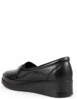 LA CONTE kurpes sievietēm, Melna, Loafers