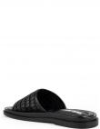 SERGIO MORETTI čības sievietēm, Melna, Slippers