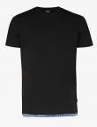 DIESEL melns vīriešu krekls GERALD CAMISETA