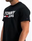 TOMMY JEANS melns vīriešu krekls