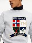 TOMMY HILFIGER pelēks vīriešu džemperis