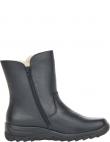 RIEKER zābaki sievietēm, Melna, Ladies mid height boots