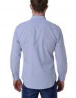 DIESEL vīriešu zilas/baltas krāsas kokvilnas krekls S-TILAKKO CAMICIA
