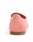 TOMMY HILFIGER sieviešu rozā ādas apavi FEMININE FLAT LOAFER