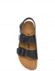 BIRKENSTOCK vīriešu  melni ikdienas apavi MILANO BS Sandals