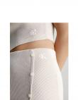 CALVIN KLEIN Jeans sieviešu gaiši svārki Button down skirt