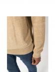 CALVIN KLEIN vīriešu gaišs džemperis Superior wool mouline sweater