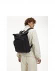 CALVIN KLEIN vīriešu melna mugursoma Must roll top backpack