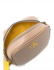CALVIN KLEIN JEANS sieviešu gaiša soma pār plecu SLEEK CAMERA BAG18 SOLID