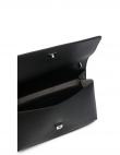 CALVIN KLEIN JEANS sieviešu melna soma pār plecu Minimal mono flap crossbody