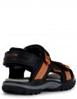 GEOX melnas sandales zēniem BOREALIS SANDALS