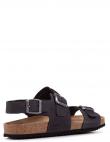 GEOX vīriešu melnas sandales SANDALS GHITA