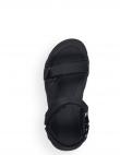 RIEKER REVOLUTION vīriešu melnas sandales SANDALS