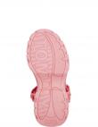 TOMMY JEANS sieviešu rozā sandales Webbing hyrbid sandal