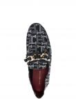 TOMMY HILFIGER sieviešu zili ikdienas apavi CHAIN LOAFER DENIM