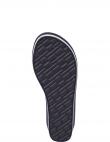 TOMMY HILFIGER sieviešu zilas čības Webbing wedge sandal