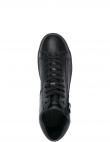 CALVIN KLEIN vīriešu melni zābaki High top lace up mono booties
