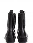 CALVIN KLEIN sieviešu melni zābaki Sole combat boot wl