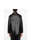 CALVIN KLEIN JEANS sieviešu melna jaka Faux leather utility jacket