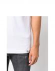 CALVIN KLEIN JEANS vīriešu balts T-krekls Logo tab tee