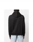 CALVIN KLEIN vīriešu džemperis ar kapuci melns Mixed print stencil  hoodie