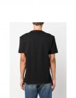 CALVIN KLEIN vīriešu melns T-krekls Mixed print stencil logo t-shi