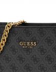 GUESS sieviešu pelēka plecu soma AJIONA TRPL COMPTMT CROSSBODY