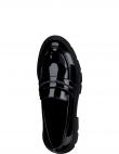 S.OLIVER sieviešu melnas plakanas kurpes