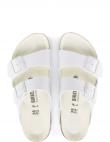 BIRKENSTOCK čības vīriešiem - sievietēm, Balta, Arizona BF slippers