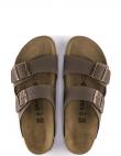BIRKENSTOCK čības vīriešiem - sievietēm, Brūna, Arizona BFBC slippers