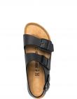 BIRKENSTOCK sandales vīriešiem - sievietēm, Melna, Milano BF sandals