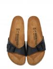 BIRKENSTOCK čības vīriešiem - sievietēm, Melna, Madrid BF slippers