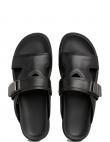 CALVIN KLEIN čības vīriešiem, Melna, Iconic plaque slippers