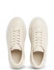CALVIN KLEIN sieviešu brīvā laika apavi, Krēmīga/Smilšu, Flatform lace up leisure