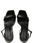 CALVIN KLEIN sandales sievietēm, Melna, Heel sandal 90