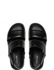 CALVIN KLEIN sandales sievietēm, Melna, Flat sandal