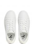 CALVIN KLEIN JEANS sieviešu brīvā laika apavi, Balta, Classic cupsole laceup leisure