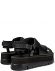 CAMPER sandales sievietēm, Melna, Lasted sandals