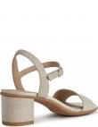 GEOX sandales sievietēm, Krēmīga/Smilšu, Aurely 50 sandals