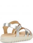 GEOX basutės mergaitėms, Sudraba, Sandal soleima