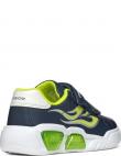 GEOX laisvalaikio batai berniukams, Zila, Illuminus sneakers