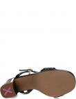 MEXX sandales sievietēm, Melna, Lewy sandals