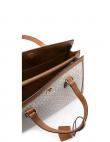 MICHAEL KORS rokassomiņa vīriešiem, Krēmīga/Smilšu, Medium satchel