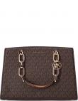 MICHAEL KORS rokassomiņa vīriešiem, Brūna, Medium satchel